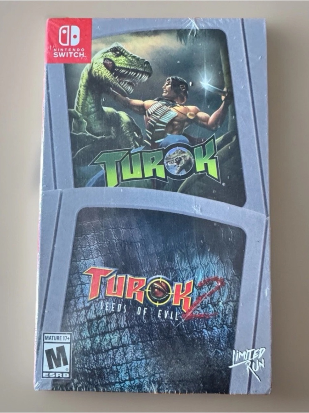 Turok / Turok 2 Seeds of Evil Nintendo Switch Limited Run LRG‎ New Sealed Box